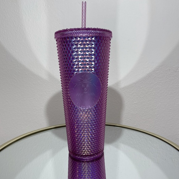 Starbucks Disney 50th Anniversary Pink Purple Studded Iridescent Tumbler - Picture 4 of 4